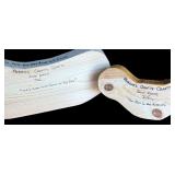 P - Set of 2 Pobbie Crafty Crafts Hand Carved Wooden Sculptures