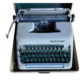 P - Vintage Smith-Corona Sterling Portable Typewriter with Case