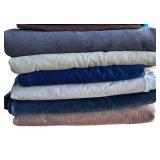 P - Assorted Corduroy Fabric Lot in Multiple Colors