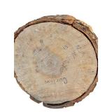 LR - Pair of Vintage Wooden Bird Sculptures with Natural Wood Bases