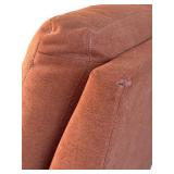 LR - Orange Swivel Upholstered Recliner Chair