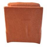 LR - Orange Swivel Upholstered Recliner Chair