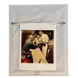 LR - Framed Norman Rockwell Barbershop Quartet Print