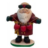 LR - Set of 4 Pobbles Crafty Crafts Hand Carved Santa Figurines