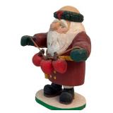 LR - Set of 4 Pobbles Crafty Crafts Hand Carved Santa Figurines