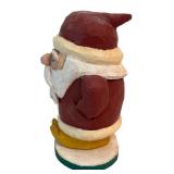 LR - Set of 4 Pobbles Crafty Crafts Hand Carved Santa Figurines