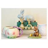 DR - Easter Bunny Decor Collection with Mugs and Figurines