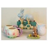 DR - Easter Bunny Decor Collection with Mugs and Figurines
