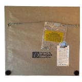 DR - Framed Shamrock Cross-Stitch with 3 Hand-Carved Leprechaun Figurines