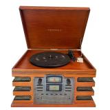 RBR - Crosley CR246 Turntable, CD Recorder, and Radio Console