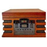 RBR - Crosley CR246 Turntable, CD Recorder, and Radio Console