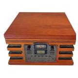 RBR - Crosley CR246 Turntable, CD Recorder, and Radio Console