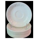 DR - Vintage International Tableworks Devonshire 8-Piece Dinnerware Set with Embossed Fruit Pattern