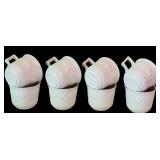 DR - Vintage International Tableworks Devonshire 8-Piece Dinnerware Set with Embossed Fruit Pattern