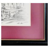 RBR - Pair of Framed San Francisco Cable Car Art Prints, California Street