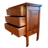 MBR - Vintage Wooden 3-Drawer Dresser