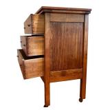 MBR - Vintage Wooden 3-Drawer Dresser