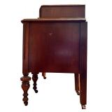 MBR - Vintage Wooden Bedside Table with Drawer and Cabinet