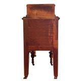 MBR - Vintage Wooden Bedside Table with Drawer and Cabinet