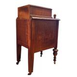 MBR - Vintage Wooden Bedside Table with Drawer and Cabinet