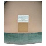 LR - Pair of Vintage Upholstered Green Armchairs