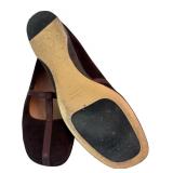 RBR - Anyi Lu Vero Cuoio Brown Suede Shoes Size 41 Handmade in Italy