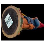 LR - Set of 2 Vintage Gnome Figurines Dad with Love and Banana Boat 8 Inch Tall