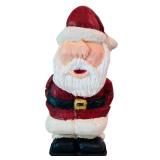 DR - Set of 10 Poppies Crafty Crafts Hand Carved Santa Figurines