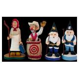DR - Set of 4 Pobbies Crafty Crafts Handcrafted Figurines