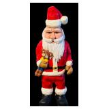 Set of 6 Handcrafted Santa Figurines