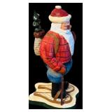 Set of 6 Handcrafted Santa Figurines