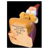 Set of 6 Handcrafted Santa Figurines