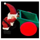 Set of 6 Handcrafted Santa Figurines