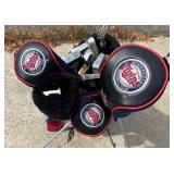 G - Wilson, Pen, and Sam Snead Golf Club Set with Bag and Minnesota Twins Headcovers
