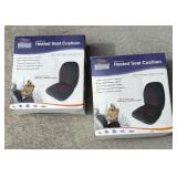 G - Set of 2 Tranquil Ease Mobile Heated Seat Cushions