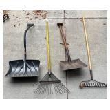 G - Set of Rakes and Shovels