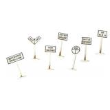 K - Vintage Train Tracks with Electrical Accessories and Signs