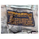 G - Vintage US Military Flying Intermediate Survival Suit Pants Size 40 and Parka XL