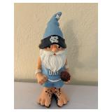 LR - Pair of 12-Inch UNC Tar Heels Gnome Statues