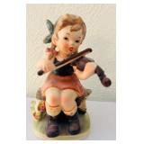 LR - Set of 2 6-Inch Vintage Napcoware Child Musicians Figurines
