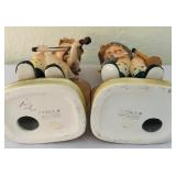 LR - Set of 2 6-Inch Vintage Napcoware Child Musicians Figurines