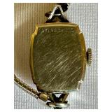 K - Lot of 2 Vintage Ladies Mechanical Watches Caravelle & Wittnauer 10K Gold Filled