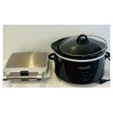 K - Farberware Waffle Maker and Crock-Pot Slow Cooker Kitchen Appliance Set