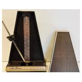 LR - Seth Thomas Conductor Mechanical Metronome Model E500-000 with Cover