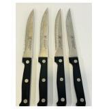 LR - Set of 4 International Supreme Cutlery Serrated Steak Knives