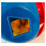 LR - Vintage Fisher-Price Jet, Playskool Postal Station, Shape Sorter, and Dominoes Set