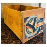 LR - Vintage Wooden Apple Crate with Frigo-Pak Yakima Valley Label