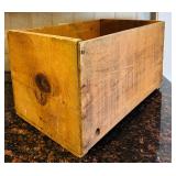 LR - Vintage Wooden Apple Crate with Frigo-Pak Yakima Valley Label