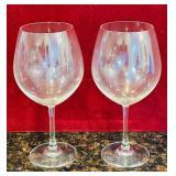 K - Set of 2 Marquis by Waterford 9-Inch Wine Glasses
