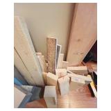 S - Assorted Scrap Lumber and Wood Pieces Collection